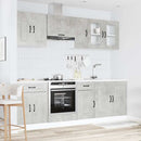 vidaXL 8 részes konyhai szekrény szett Kalmar betonszürke műszaki fa