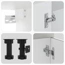 vidaXL 8 részes konyhai szekrény szett Kalmar betonszürke műszaki fa