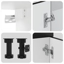 vidaXL 4 darabos konyhaszekrény szett Kalmar fekete színű műfa