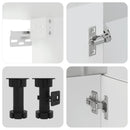 vidaXL 4 részes konyhai szekrény szett Lucca betonszürke műszaki fa