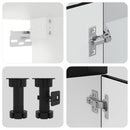 vidaXL 4 darabos konyhaszekrény szett Porto fekete színű műfa