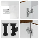 vidaXL 4 részes konyhaszekrény szett Porto füstölt tölgy műszaki fa