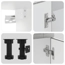 vidaXL 4 darabos konyhaszekrény szett Porto szürke sonoma műfa