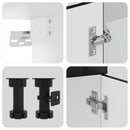 vidaXL 11 darabos konyhaszekrény szett Lucca fekete színű műfa