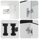 vidaXL 11 darabos konyhaszekrény szett Kalmar fekete színű műfa