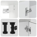 vidaXL 11 részes konyhai szekrény szett Porto betonszürke műszaki fa