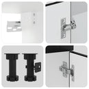 vidaXL 14 darabos konyhaszekrény szett Porto fekete színű műfa