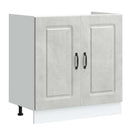 vidaXL Konyhaszekrény Kalmar Beton Szürke 80 x 46 x 81,5 cm Faanyag