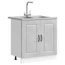 vidaXL Konyhaszekrény Kalmar Beton Szürke 80 x 46 x 81,5 cm Faanyag