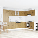 vidaXL Mosogatószekrény Porto 2 db Barna 80 x 46 x 81,5 cm Faanyag