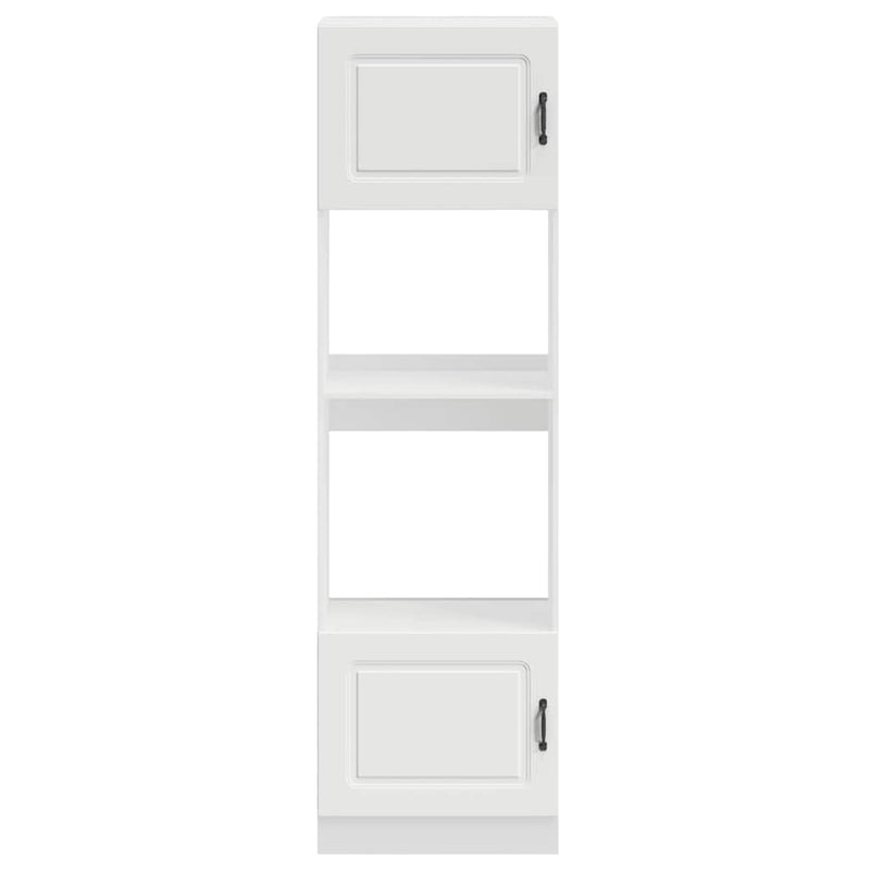 vidaXL Kalmar 2 db fehér szerelt fa sütőszekrények