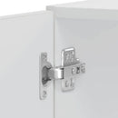 vidaXL Kalmar 2 db fényes fehér színű szerelt fa sütőszekrények