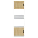 vidaXL Kalmar 2 db sonoma tölgy színű szerelt fa sütőszekrények