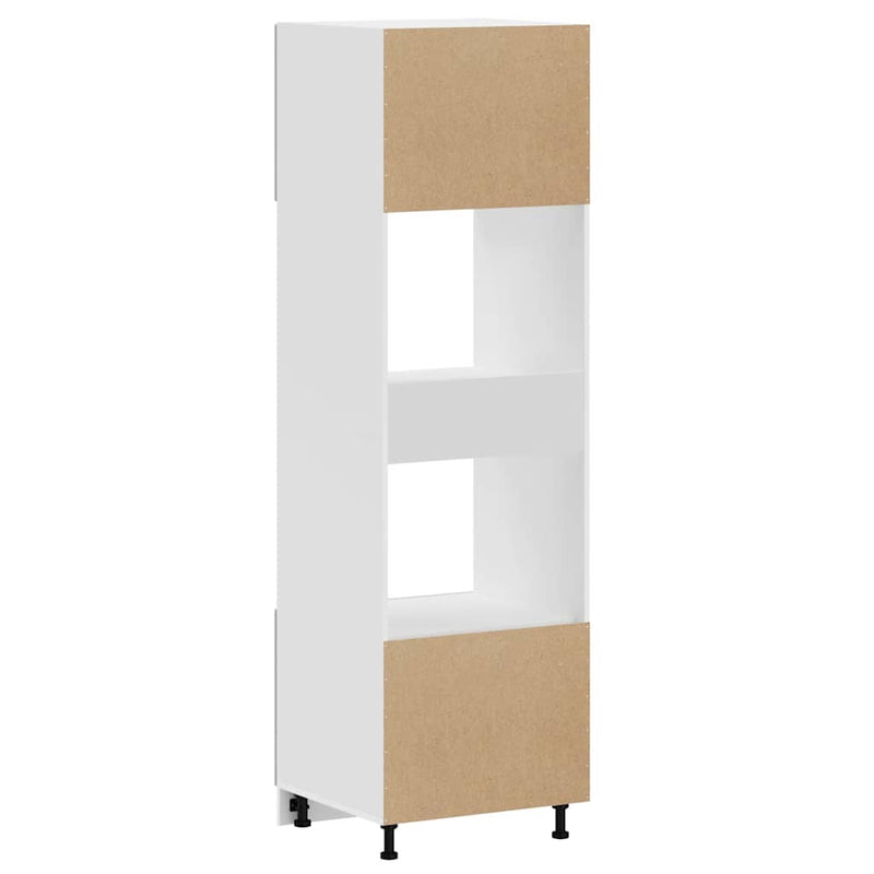 vidaXL Kalmar 2 db betonszürke szerelt fa sütőszekrények