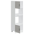 vidaXL Kalmar 2 db szürke sonoma színű szerelt fa sütőszekrények