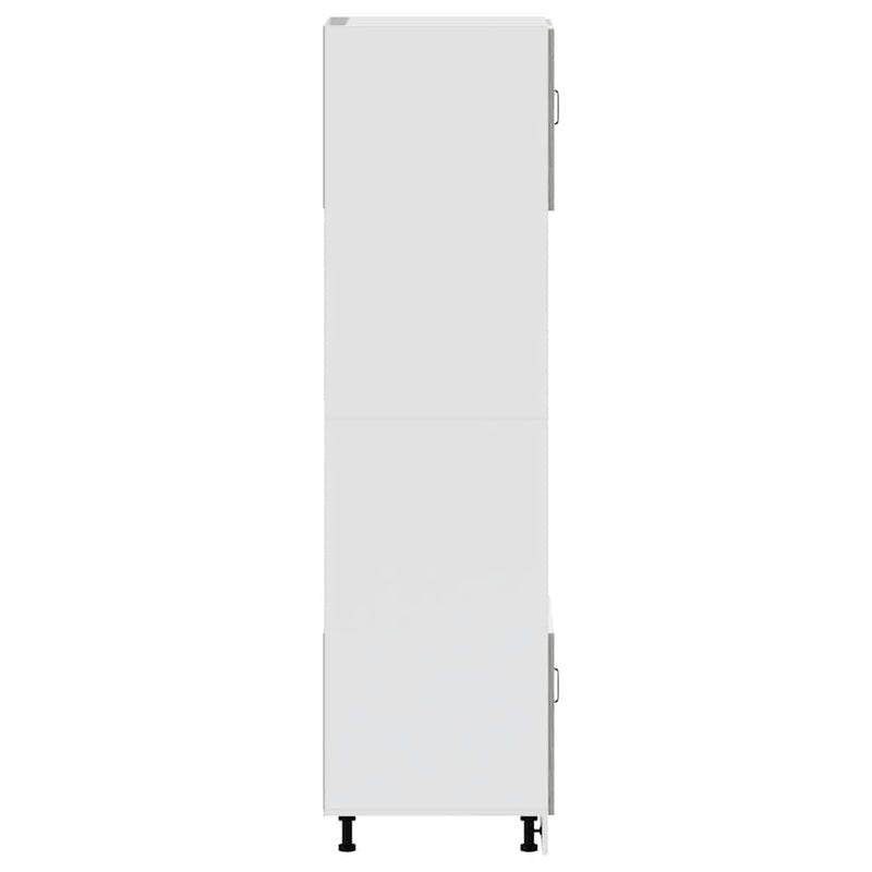 vidaXL Kalmar 2 db szürke sonoma színű szerelt fa sütőszekrények