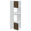 vidaXL Kalmar 2 db barna tölgy színű szerelt fa sütőszekrények