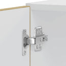 vidaXL Kalmar 2 db kézműves tölgy színű szerelt fa sütőszekrények