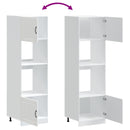 vidaXL Lucca 2 db fehér szerelt fa sütőszekrények