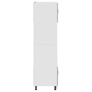 vidaXL Lucca 2 db betonszürke szerelt fa sütőszekrények