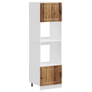 vidaXL Lucca 2 db antik fa színű szerelt fa sütőszekrények