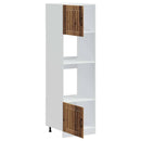 vidaXL Lucca 2 db antik fa színű szerelt fa sütőszekrények