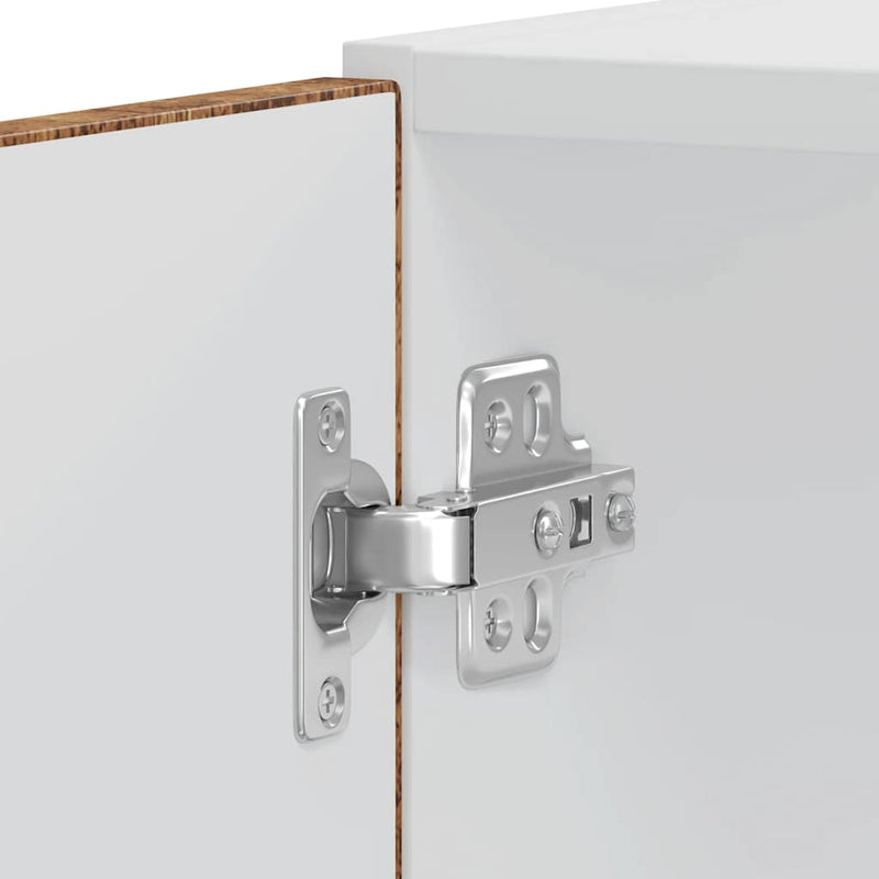 vidaXL Lucca 2 db antik fa színű szerelt fa sütőszekrények