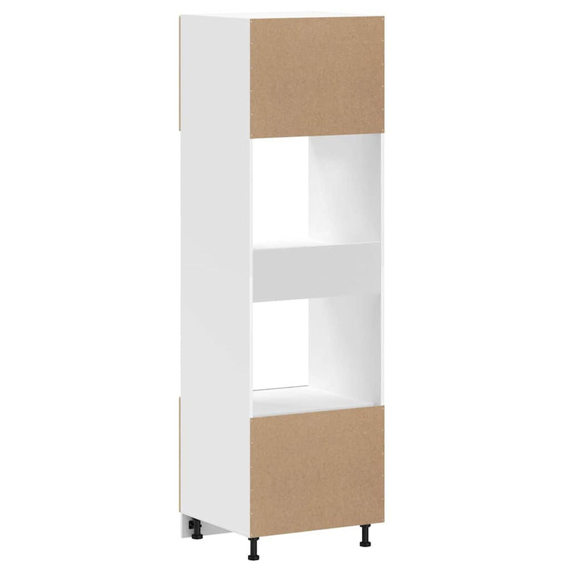 vidaXL Lucca 2 db kézműves tölgy színű szerelt fa sütőszekrények