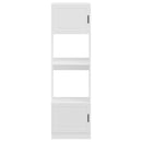 vidaXL sütőszekrények 2 db Porto fehér színű műfa