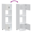 vidaXL sütőszekrények 2 db Porto fehér színű műfa