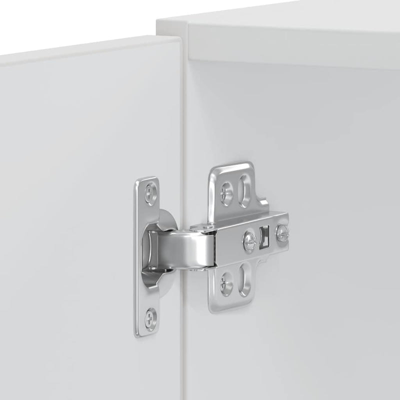 vidaXL sütőszekrények 2 db Porto fehér színű műfa