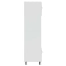 vidaXL sütőszekrények 2 db Porto Gloss fehér színű műfa