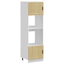 vidaXL Lucca 2 db sonoma tölgy színű szerelt fa sütőszekrények