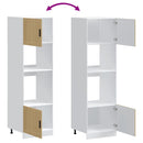 vidaXL Lucca 2 db sonoma tölgy színű szerelt fa sütőszekrények