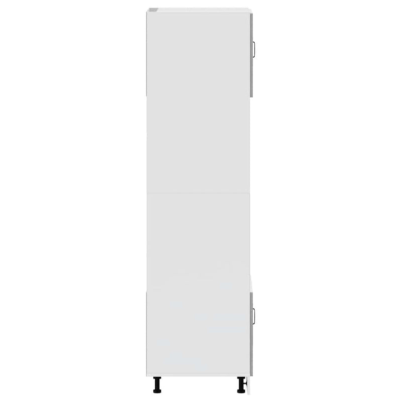 vidaXL Lucca 2 db betonszürke szerelt fa sütőszekrények