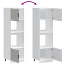 vidaXL Lucca 2 db betonszürke szerelt fa sütőszekrények