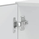 vidaXL Lucca 2 db betonszürke szerelt fa sütőszekrények