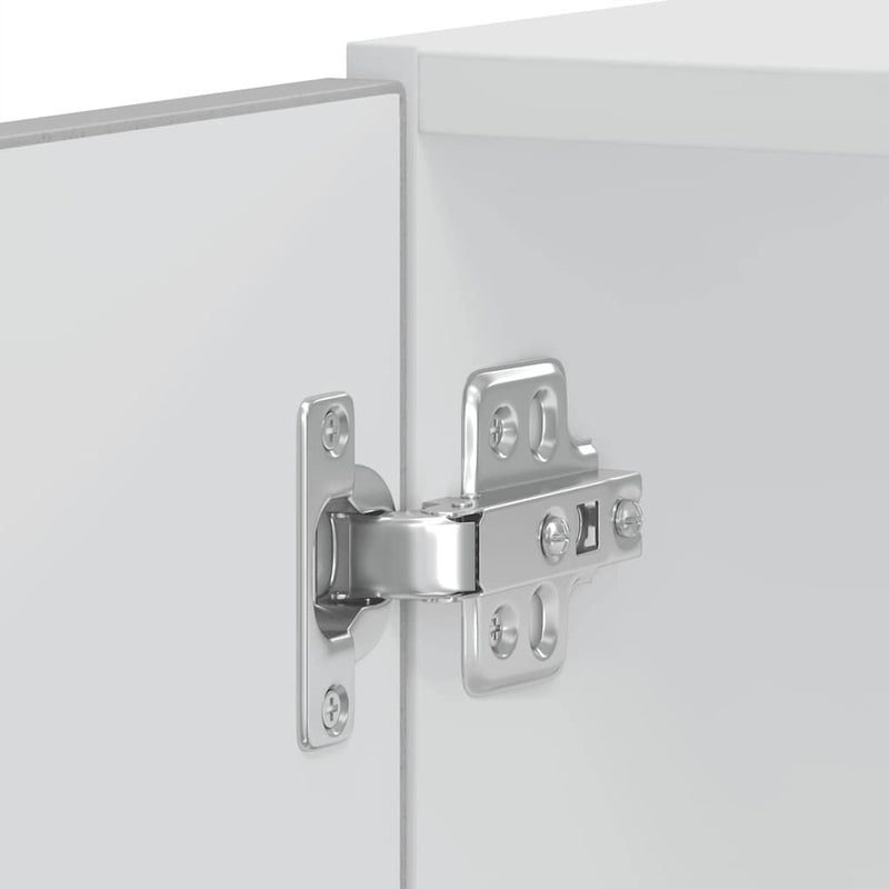 vidaXL Lucca 2 db betonszürke szerelt fa sütőszekrények