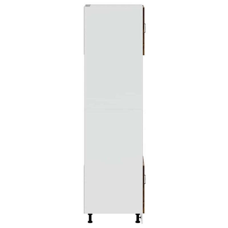 vidaXL Lucca 2 db füstölt tölgy színű szerelt fa sütőszekrények