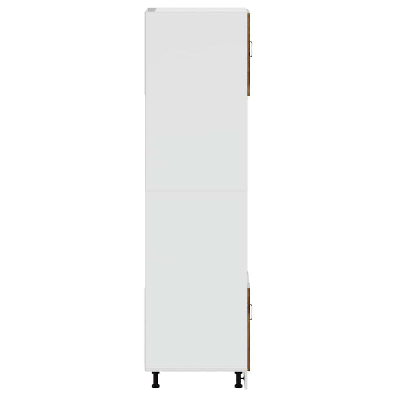 vidaXL Lucca 2 db antik fa színű szerelt fa sütőszekrények