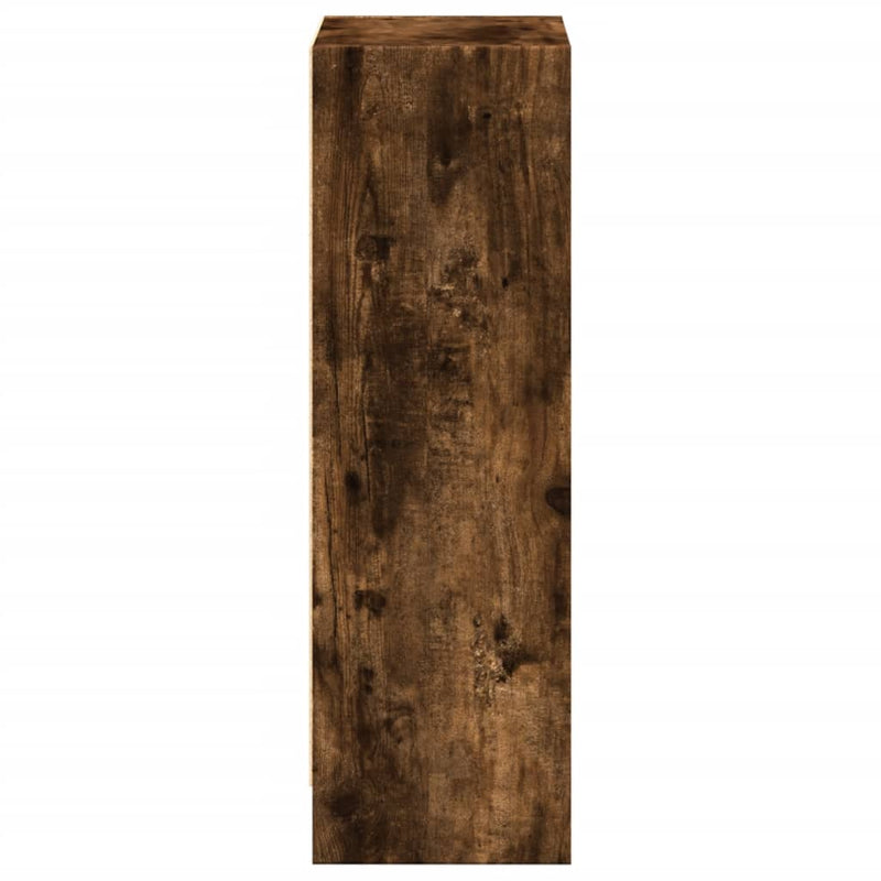 vidaXL füstös tölgy színű szerelt fa könyvszekrény 40 x 24 x 76 cm