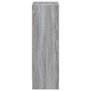 vidaXL szürke sonoma színű szerelt fa könyvespolc 40 x 24 x 76 cm