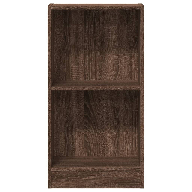 vidaXL barna tölgy színű szerelt fa könyvszekrény 40 x 24 x 76 cm