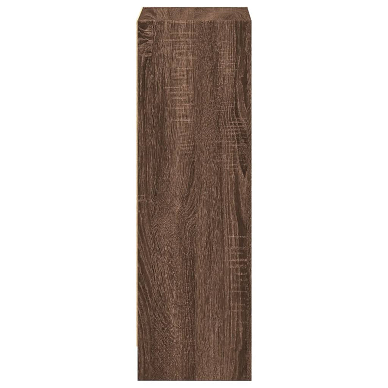 vidaXL barna tölgy színű szerelt fa könyvszekrény 40 x 24 x 76 cm