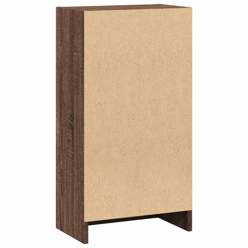vidaXL barna tölgy színű szerelt fa könyvszekrény 40 x 24 x 76 cm