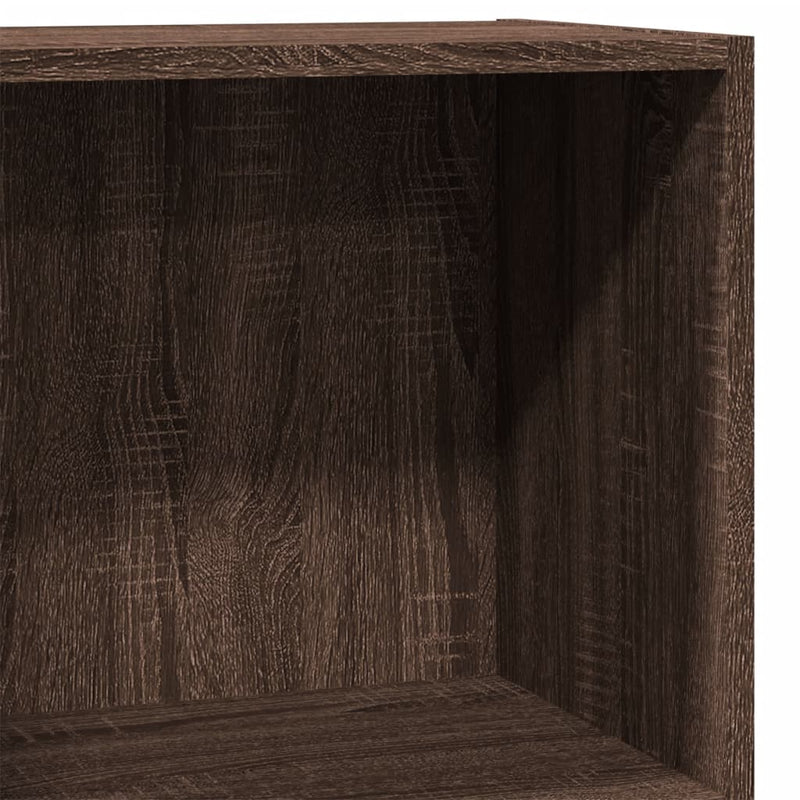 vidaXL barna tölgy színű szerelt fa könyvszekrény 40 x 24 x 76 cm