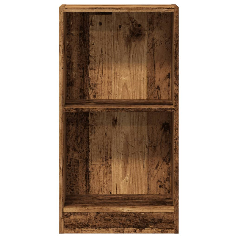 vidaXL antik fa színű szerelt fa könyvespolc 40 x 24 x 76 cm