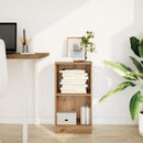 vidaXL kézműves tölgy szerelt fa könyvespolc 40 x 24 x 76 cm