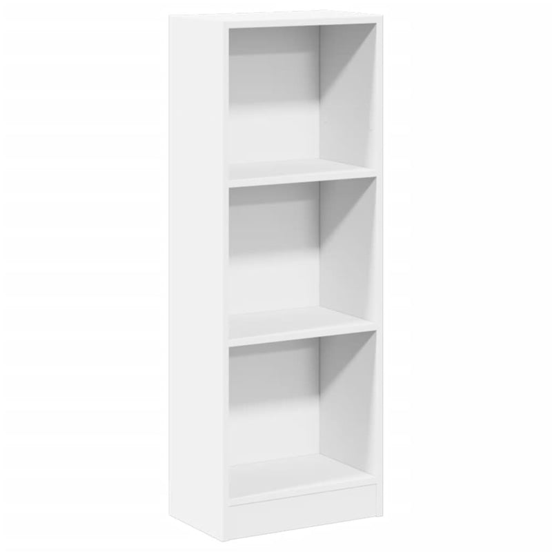vidaXL fehér szerelt fa könyvespolc 40 x 24 x 109 cm