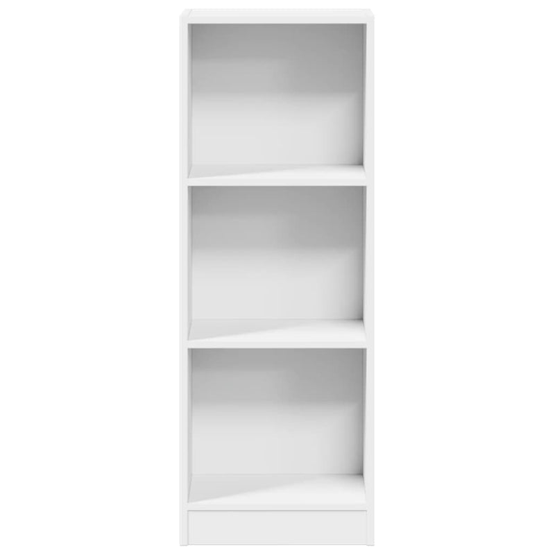 vidaXL fehér szerelt fa könyvespolc 40 x 24 x 109 cm
